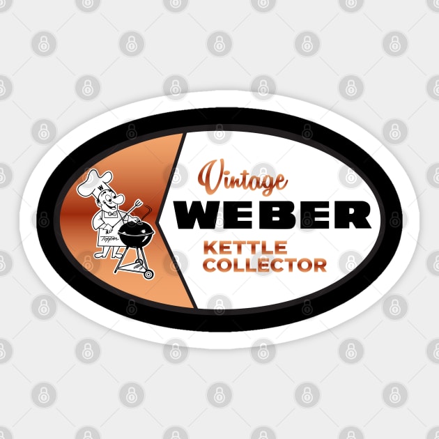 Weber Kettle Collector Chestnut Coppertone Sticker by zavod44